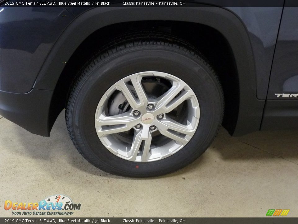 2019 GMC Terrain SLE AWD Blue Steel Metallic / Jet Black Photo #5