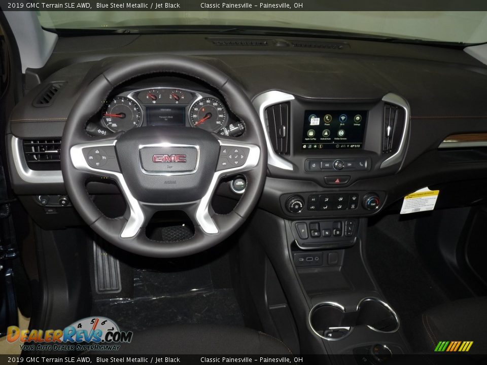 2019 GMC Terrain SLE AWD Blue Steel Metallic / Jet Black Photo #8