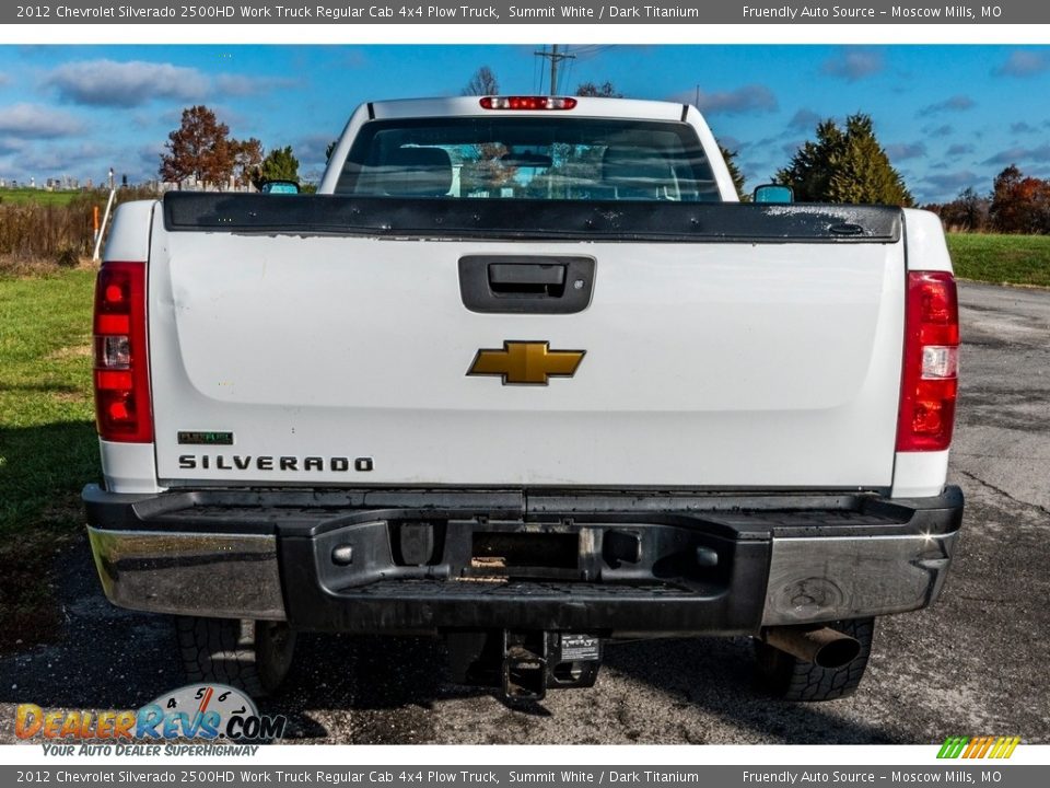 2012 Chevrolet Silverado 2500HD Work Truck Regular Cab 4x4 Plow Truck Summit White / Dark Titanium Photo #5