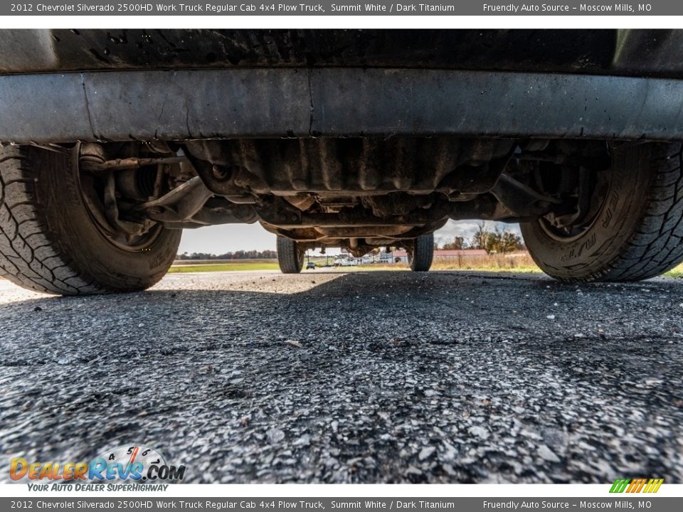 2012 Chevrolet Silverado 2500HD Work Truck Regular Cab 4x4 Plow Truck Summit White / Dark Titanium Photo #11