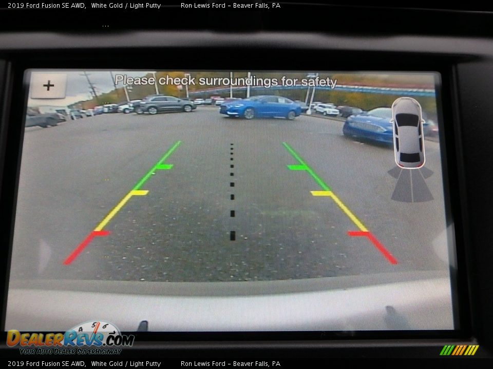 2019 Ford Fusion SE AWD White Gold / Light Putty Photo #19