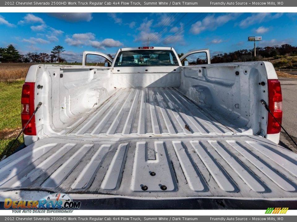 2012 Chevrolet Silverado 2500HD Work Truck Regular Cab 4x4 Plow Truck Summit White / Dark Titanium Photo #19