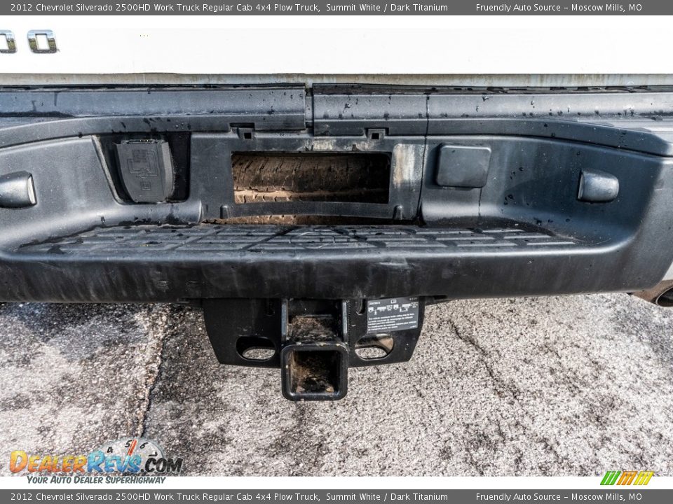2012 Chevrolet Silverado 2500HD Work Truck Regular Cab 4x4 Plow Truck Summit White / Dark Titanium Photo #20