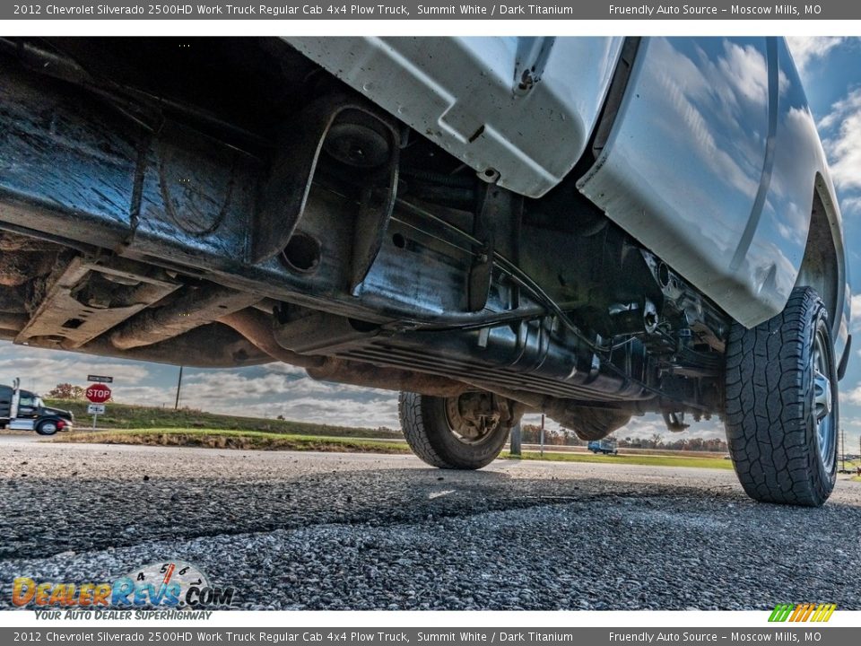 2012 Chevrolet Silverado 2500HD Work Truck Regular Cab 4x4 Plow Truck Summit White / Dark Titanium Photo #21
