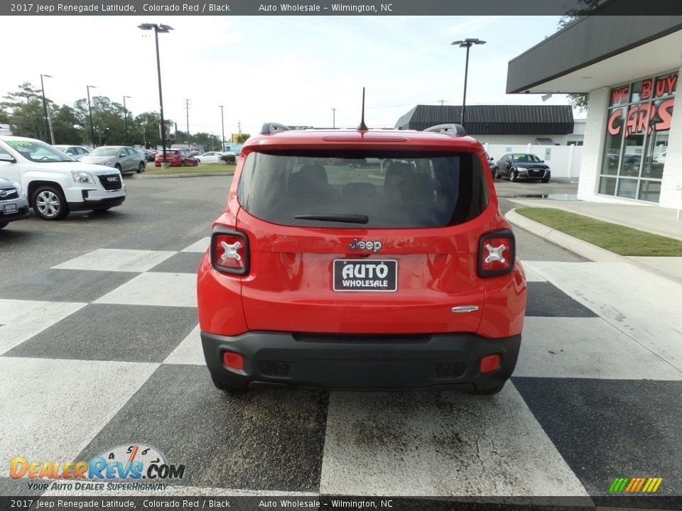 2017 Jeep Renegade Latitude Colorado Red / Black Photo #4