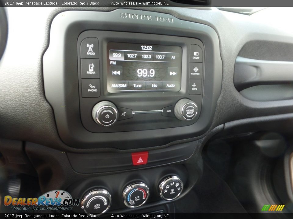 2017 Jeep Renegade Latitude Colorado Red / Black Photo #17