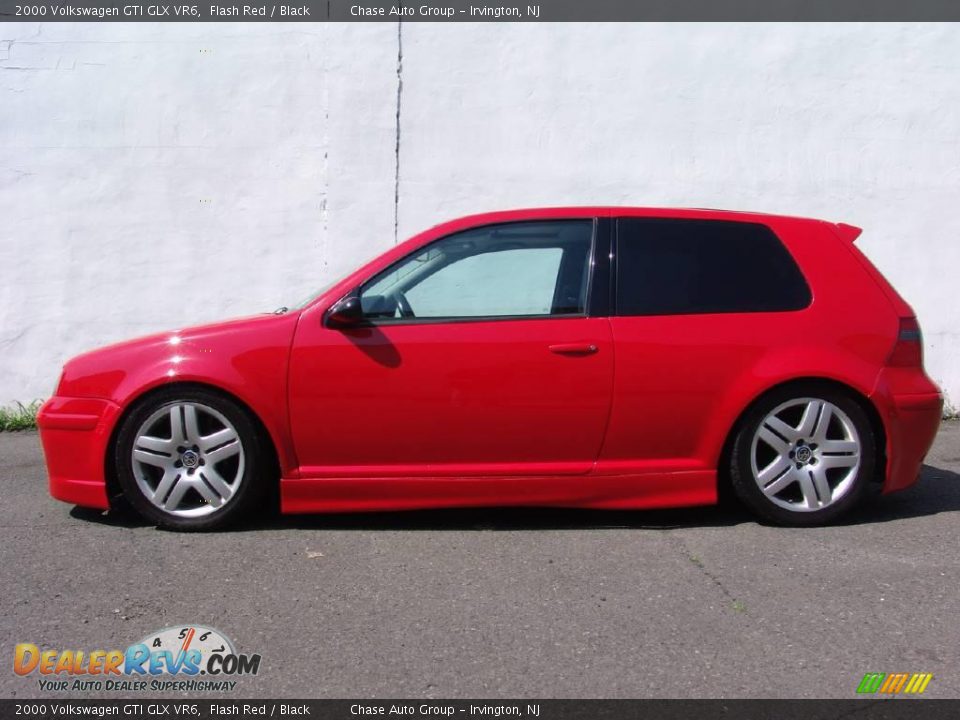 2000 Volkswagen GTI GLX VR6 Flash Red / Black Photo #3
