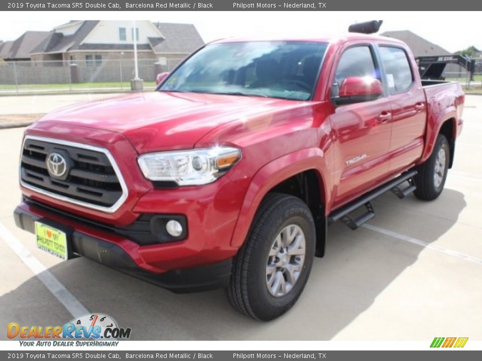 2019 Toyota Tacoma SR5 Double Cab Barcelona Red Metallic / Black Photo #3