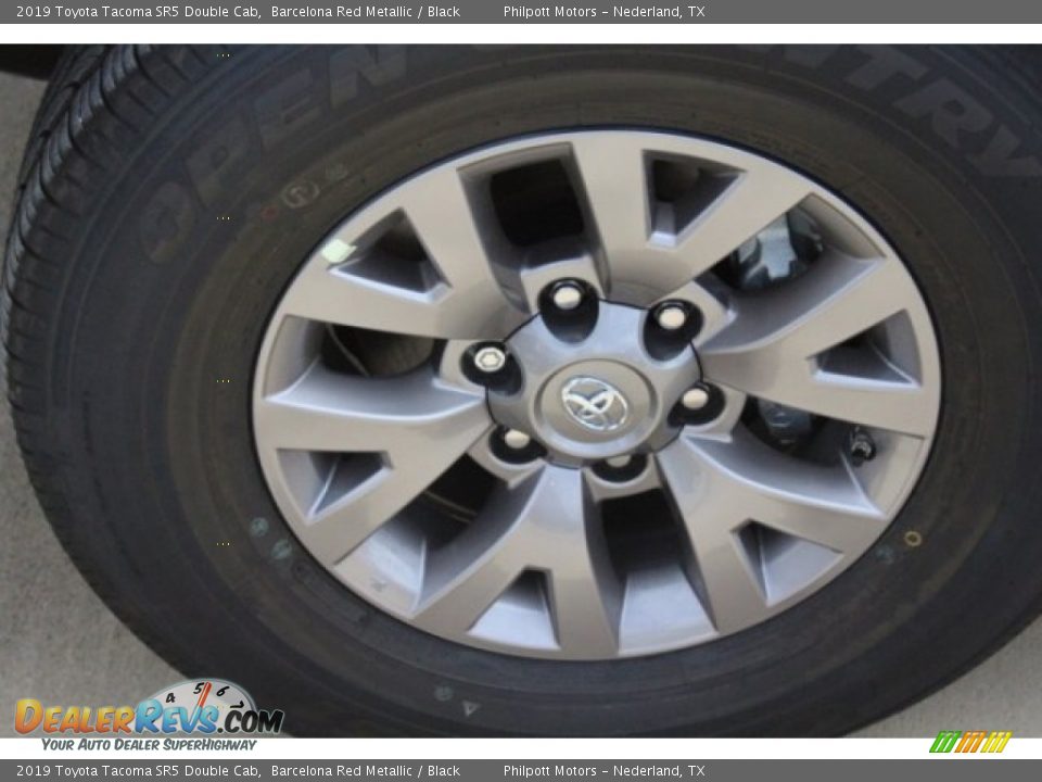 2019 Toyota Tacoma SR5 Double Cab Barcelona Red Metallic / Black Photo #4