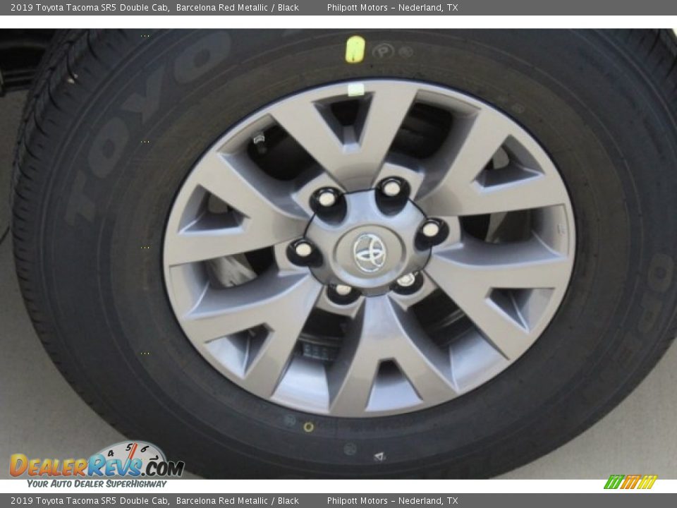 2019 Toyota Tacoma SR5 Double Cab Barcelona Red Metallic / Black Photo #5