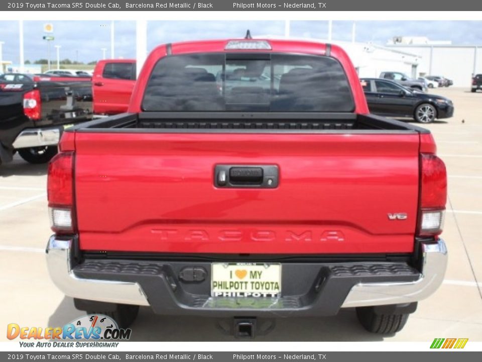 2019 Toyota Tacoma SR5 Double Cab Barcelona Red Metallic / Black Photo #7