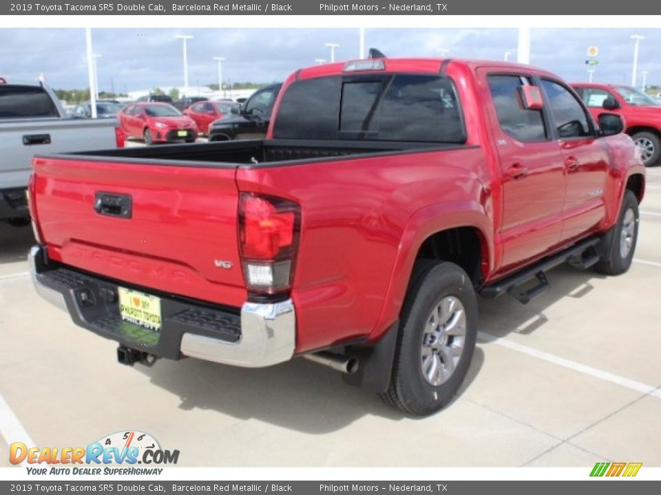 2019 Toyota Tacoma SR5 Double Cab Barcelona Red Metallic / Black Photo #8