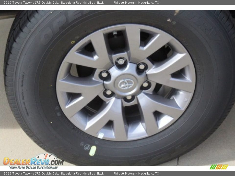 2019 Toyota Tacoma SR5 Double Cab Barcelona Red Metallic / Black Photo #9