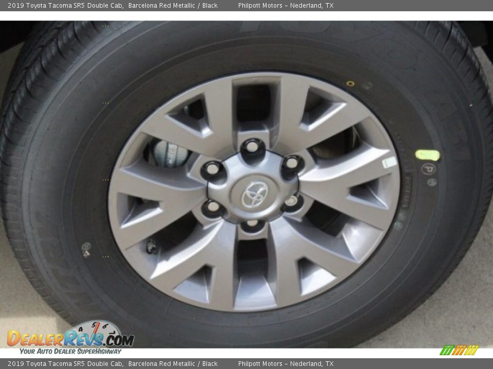 2019 Toyota Tacoma SR5 Double Cab Barcelona Red Metallic / Black Photo #10