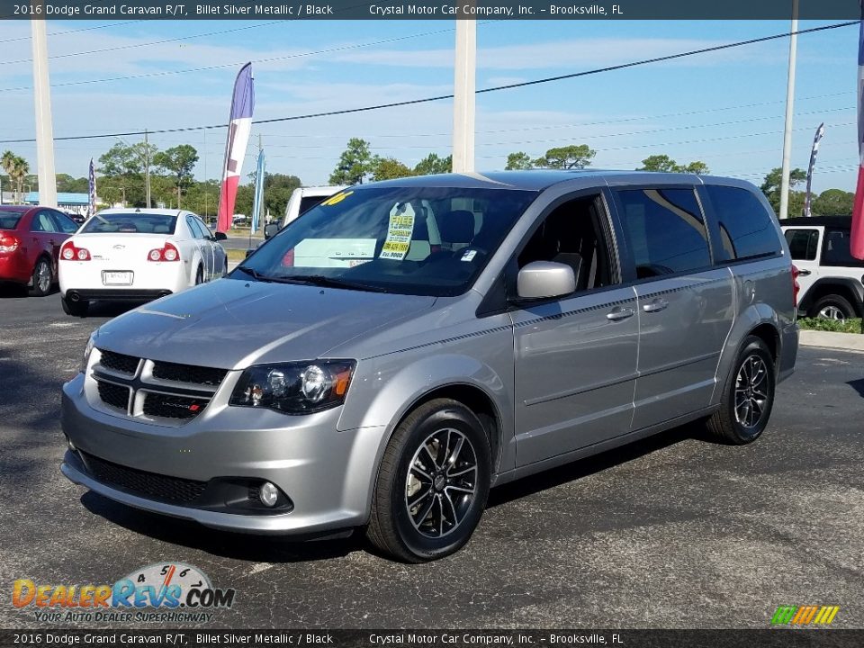 2016 Dodge Grand Caravan R/T Billet Silver Metallic / Black Photo #1