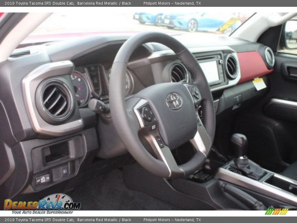 2019 Toyota Tacoma SR5 Double Cab Barcelona Red Metallic / Black Photo #13