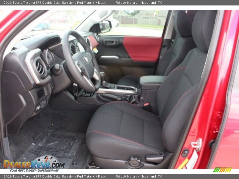 2019 Toyota Tacoma SR5 Double Cab Barcelona Red Metallic / Black Photo #14