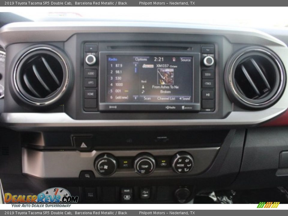 2019 Toyota Tacoma SR5 Double Cab Barcelona Red Metallic / Black Photo #16