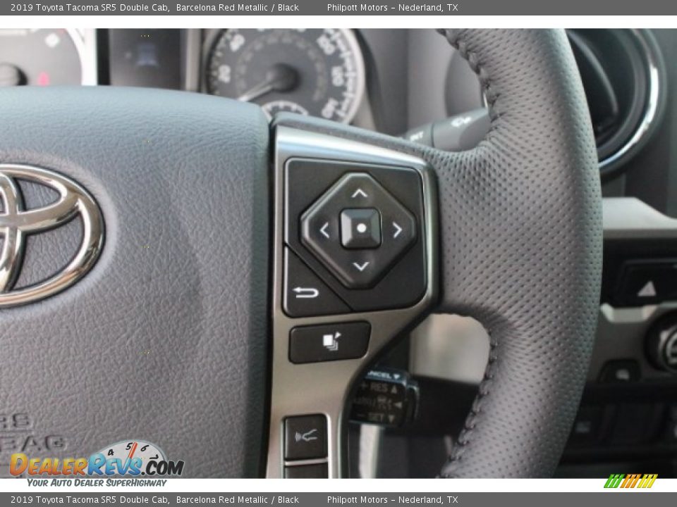 2019 Toyota Tacoma SR5 Double Cab Barcelona Red Metallic / Black Photo #19
