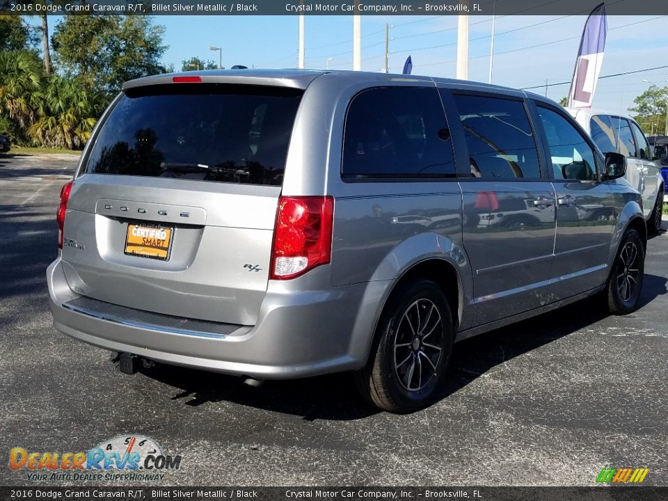 2016 Dodge Grand Caravan R/T Billet Silver Metallic / Black Photo #5