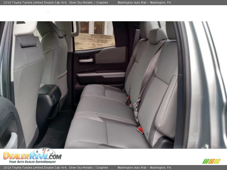 Rear Seat of 2019 Toyota Tundra Limited Double Cab 4x4 Photo #17