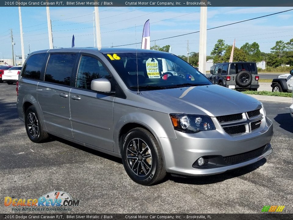 2016 Dodge Grand Caravan R/T Billet Silver Metallic / Black Photo #7