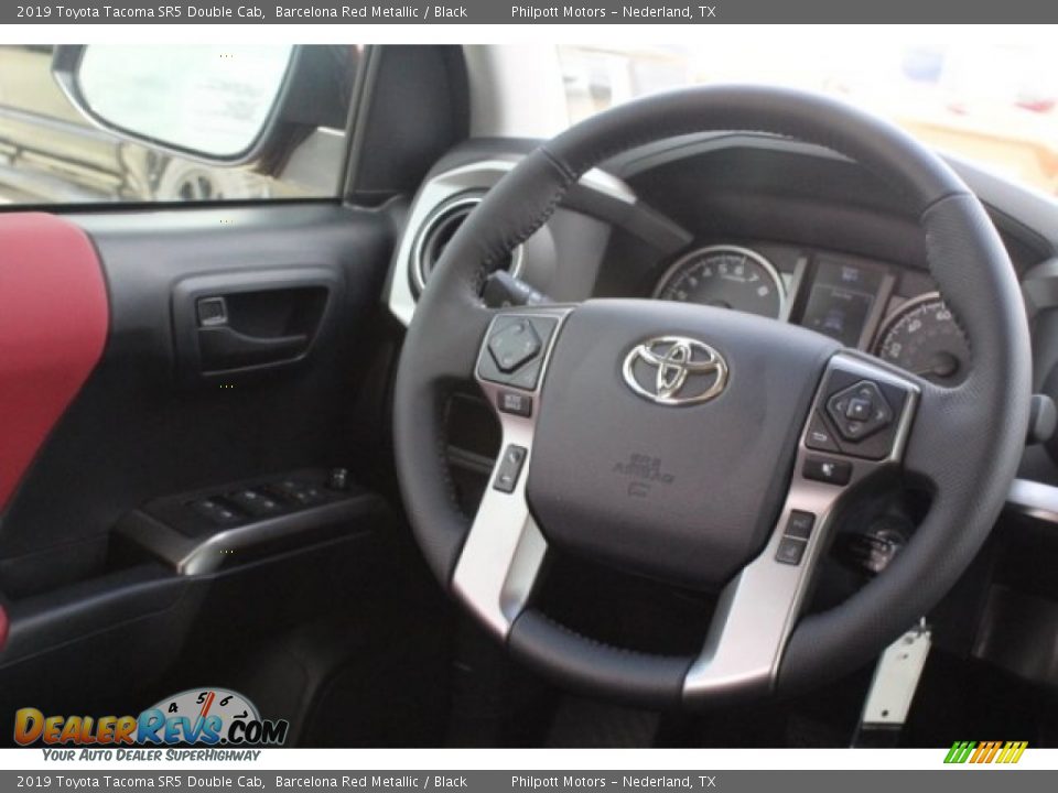 2019 Toyota Tacoma SR5 Double Cab Barcelona Red Metallic / Black Photo #24