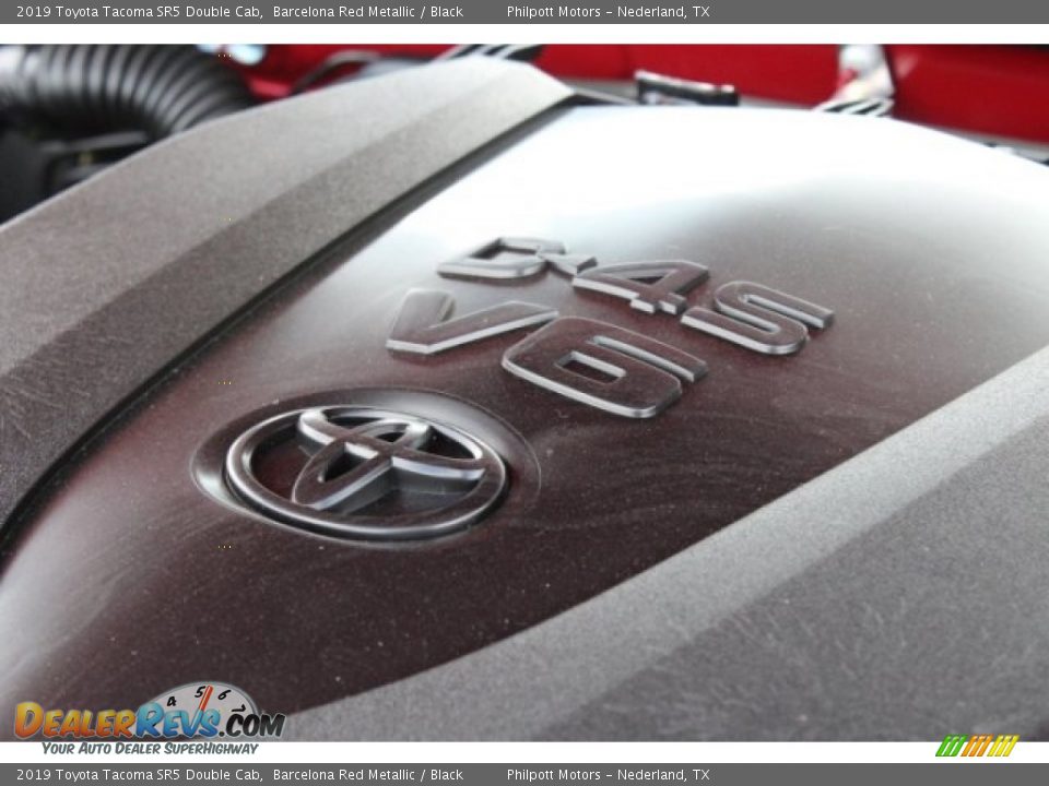 2019 Toyota Tacoma SR5 Double Cab Barcelona Red Metallic / Black Photo #32