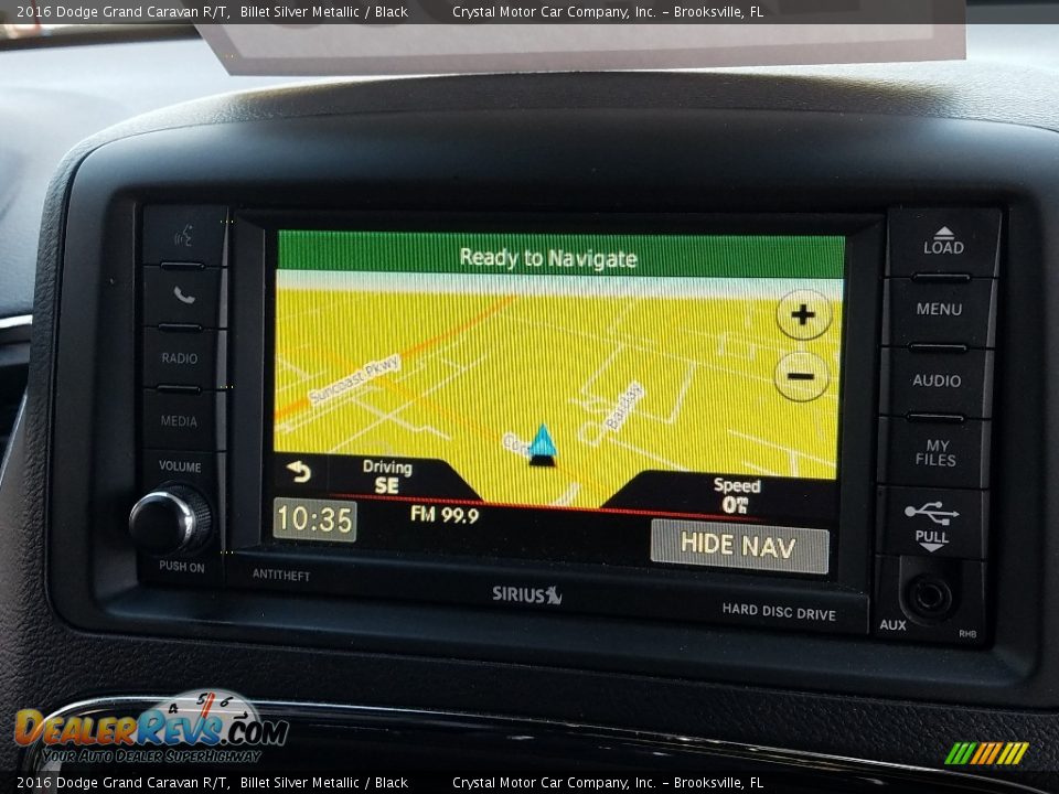 2016 Dodge Grand Caravan R/T Billet Silver Metallic / Black Photo #16