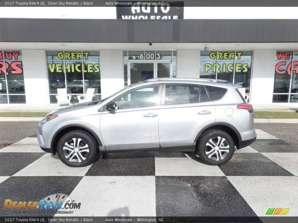 2017 Toyota RAV4 LE Silver Sky Metallic / Black Photo #1