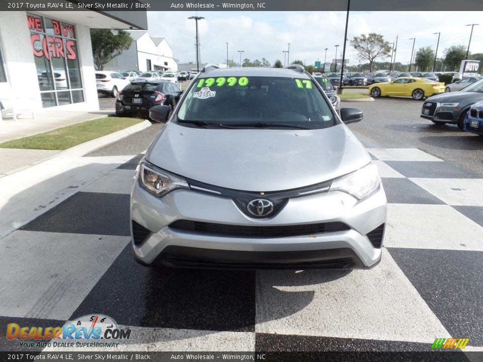 2017 Toyota RAV4 LE Silver Sky Metallic / Black Photo #2