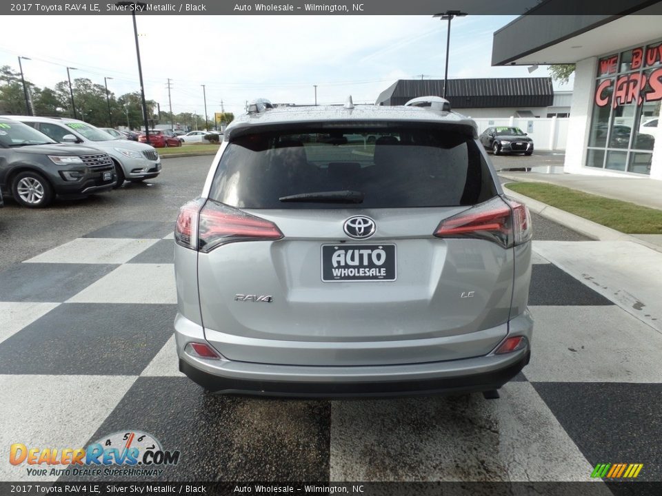 2017 Toyota RAV4 LE Silver Sky Metallic / Black Photo #4