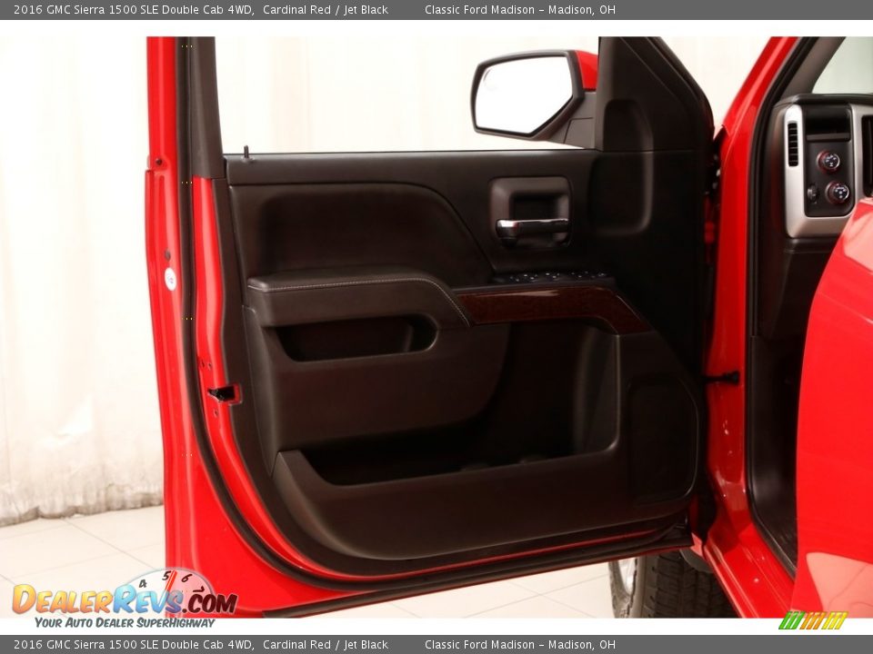 2016 GMC Sierra 1500 SLE Double Cab 4WD Cardinal Red / Jet Black Photo #4