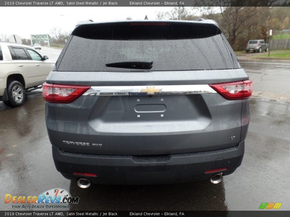 2019 Chevrolet Traverse LT AWD Satin Steel Metallic / Jet Black Photo #8
