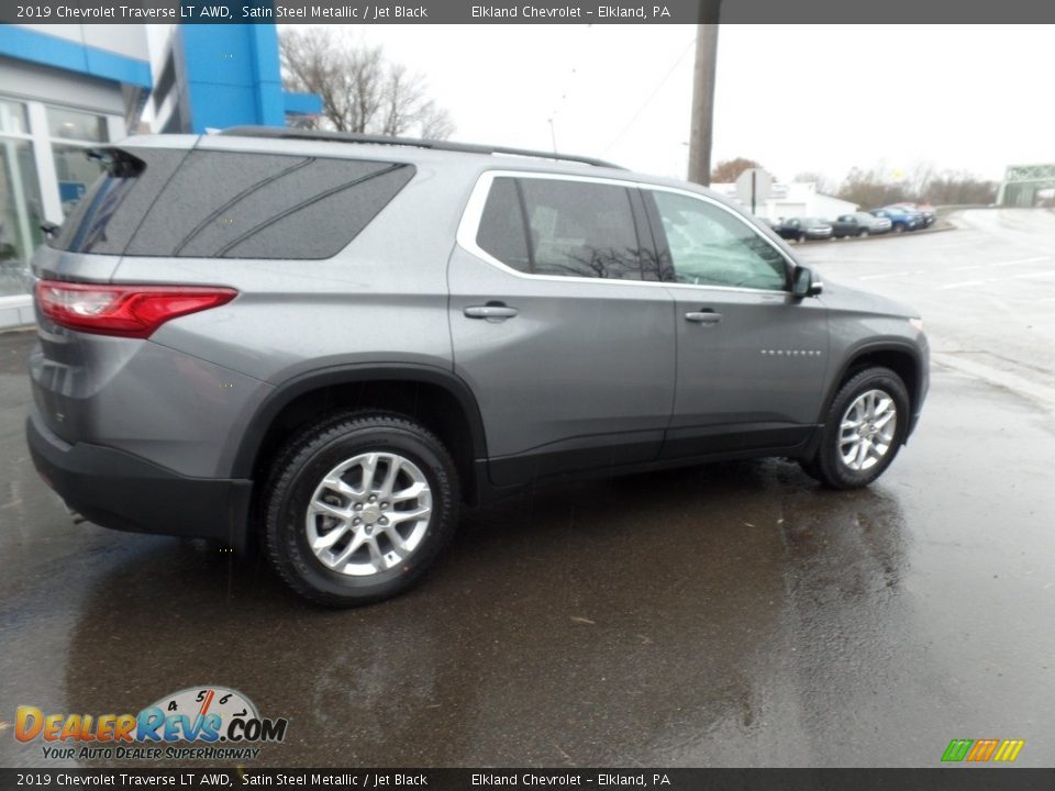 2019 Chevrolet Traverse LT AWD Satin Steel Metallic / Jet Black Photo #10
