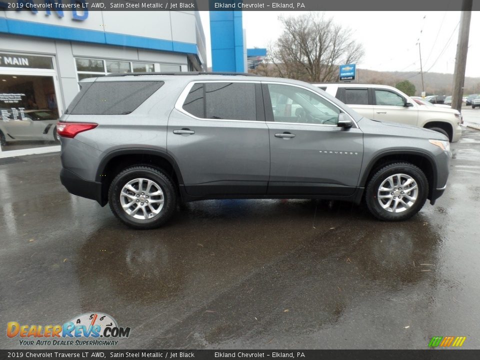 2019 Chevrolet Traverse LT AWD Satin Steel Metallic / Jet Black Photo #11