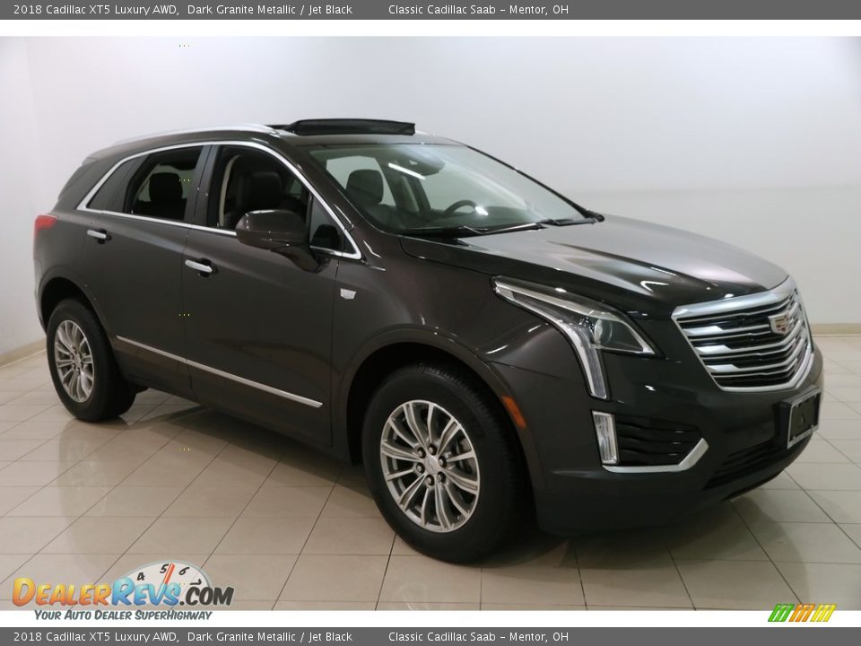 2018 Cadillac XT5 Luxury AWD Dark Granite Metallic / Jet Black Photo #1