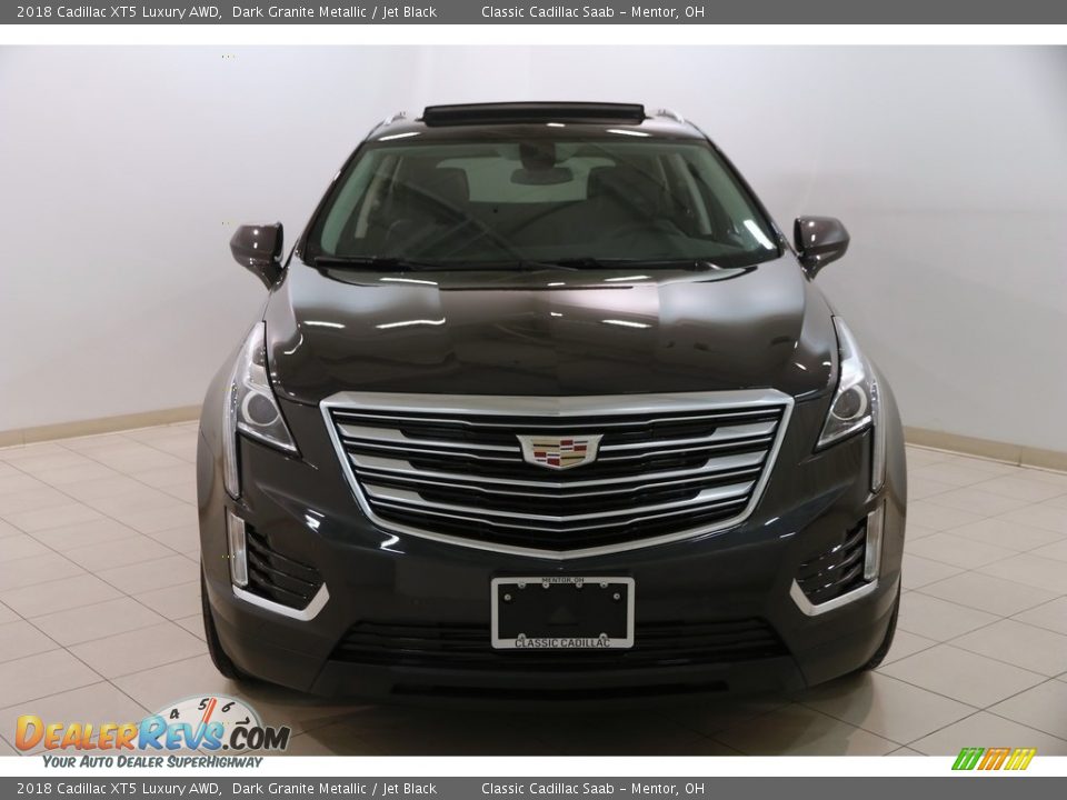 2018 Cadillac XT5 Luxury AWD Dark Granite Metallic / Jet Black Photo #2