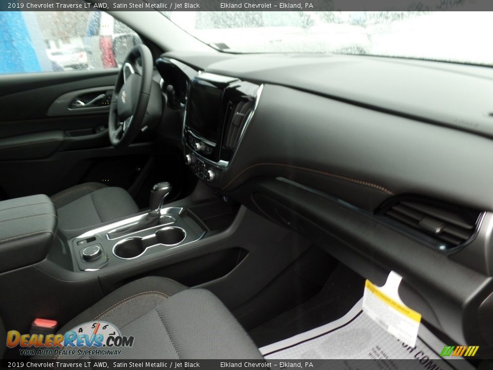 2019 Chevrolet Traverse LT AWD Satin Steel Metallic / Jet Black Photo #14