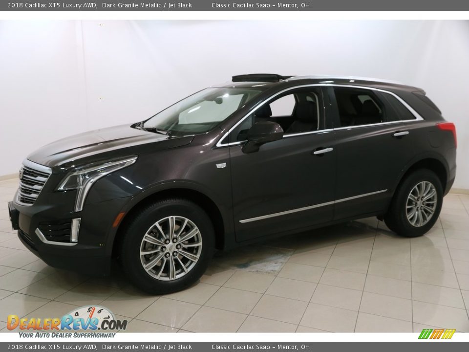 2018 Cadillac XT5 Luxury AWD Dark Granite Metallic / Jet Black Photo #3