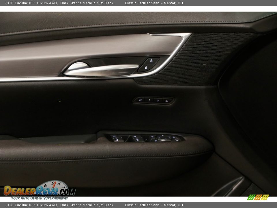 2018 Cadillac XT5 Luxury AWD Dark Granite Metallic / Jet Black Photo #5