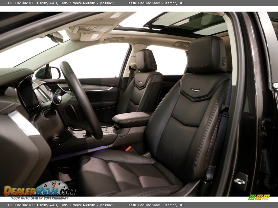 2018 Cadillac XT5 Luxury AWD Dark Granite Metallic / Jet Black Photo #6
