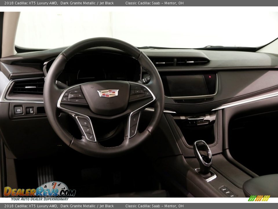 2018 Cadillac XT5 Luxury AWD Dark Granite Metallic / Jet Black Photo #7