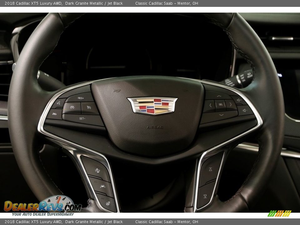 2018 Cadillac XT5 Luxury AWD Dark Granite Metallic / Jet Black Photo #8