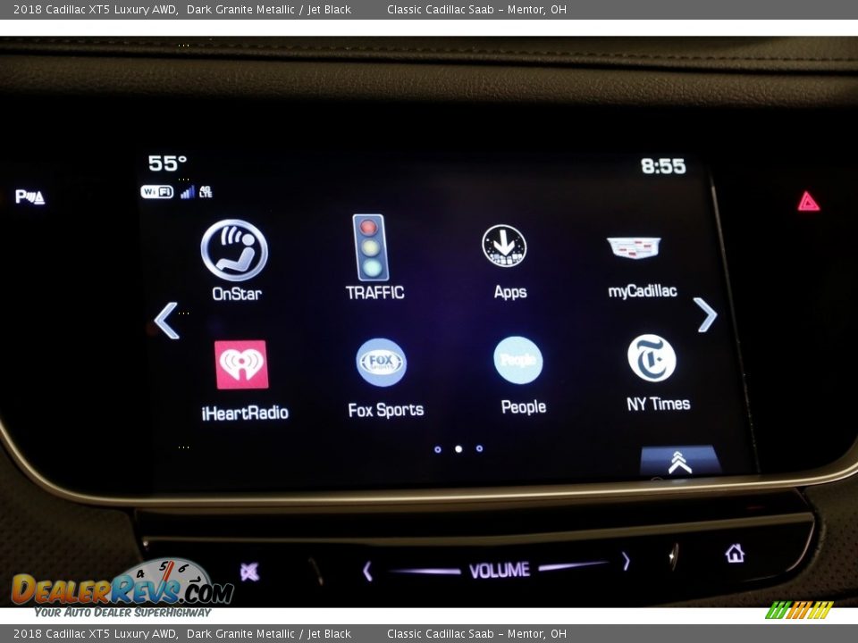 2018 Cadillac XT5 Luxury AWD Dark Granite Metallic / Jet Black Photo #12