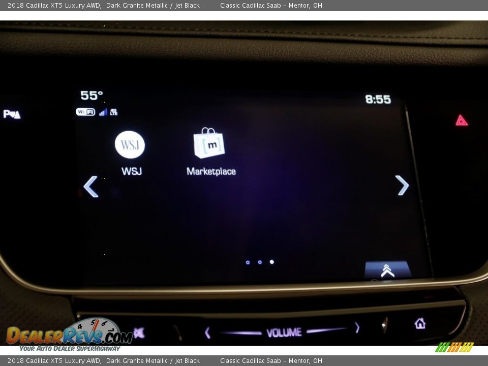 2018 Cadillac XT5 Luxury AWD Dark Granite Metallic / Jet Black Photo #13