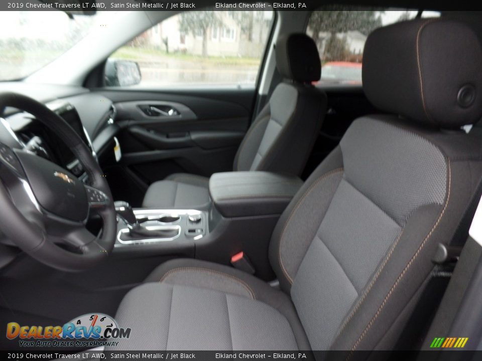 2019 Chevrolet Traverse LT AWD Satin Steel Metallic / Jet Black Photo #23