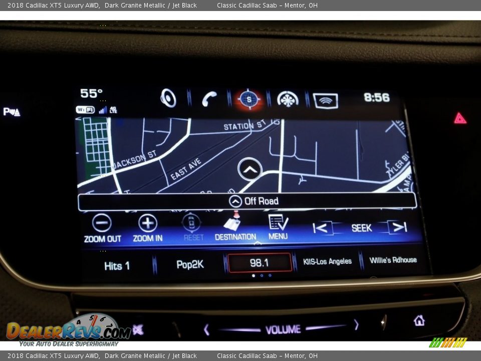 2018 Cadillac XT5 Luxury AWD Dark Granite Metallic / Jet Black Photo #14