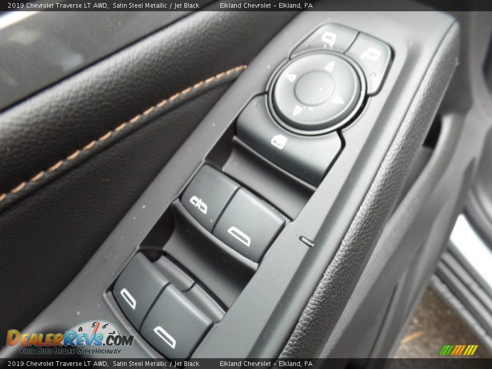 2019 Chevrolet Traverse LT AWD Satin Steel Metallic / Jet Black Photo #25