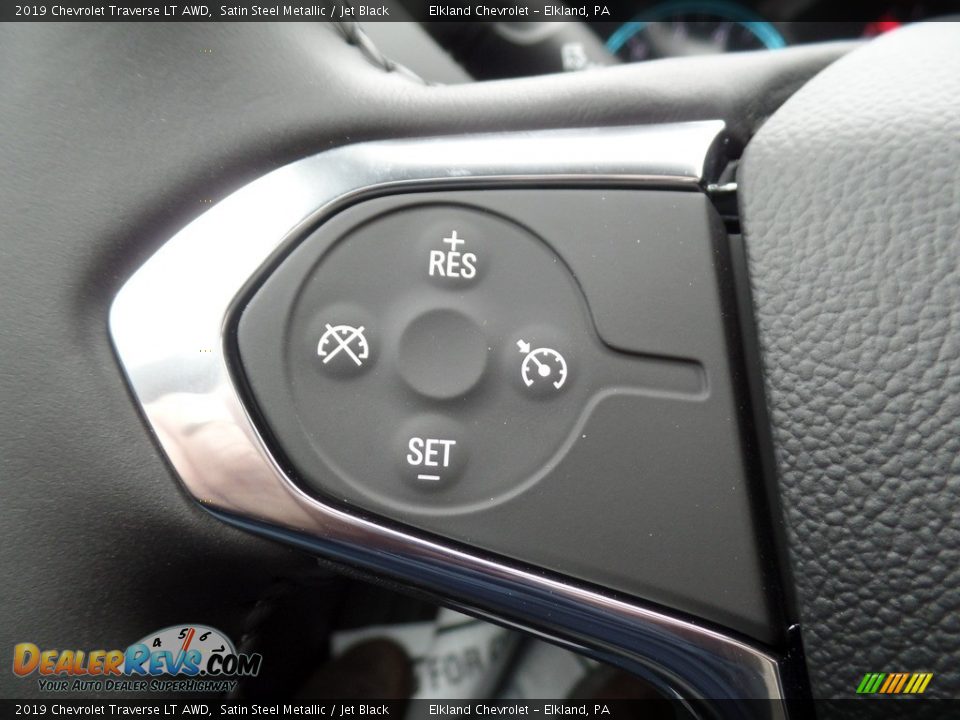 2019 Chevrolet Traverse LT AWD Satin Steel Metallic / Jet Black Photo #29